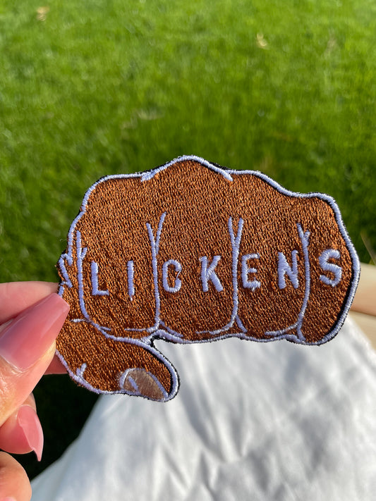 Lickens Embroidered Iron-On Patch