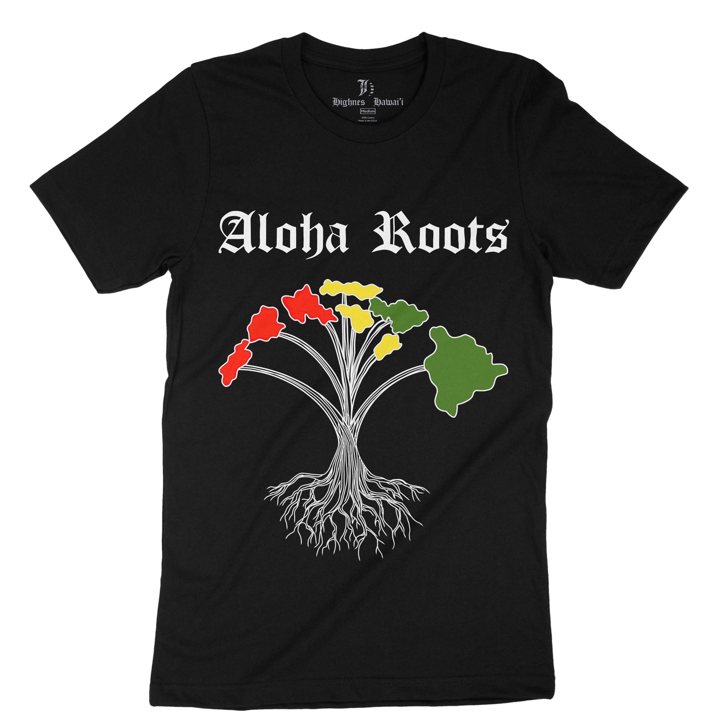 Aloha Roots Black T-shirt